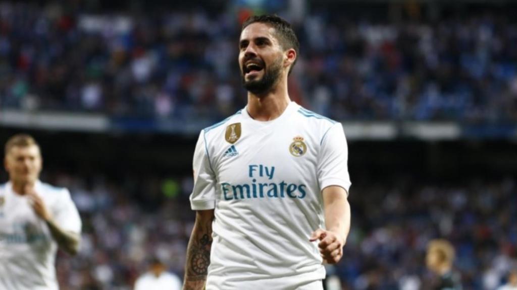 Isco celebra su gol al Celta. Foto: Pedro Rodriguez/El Bernabéu