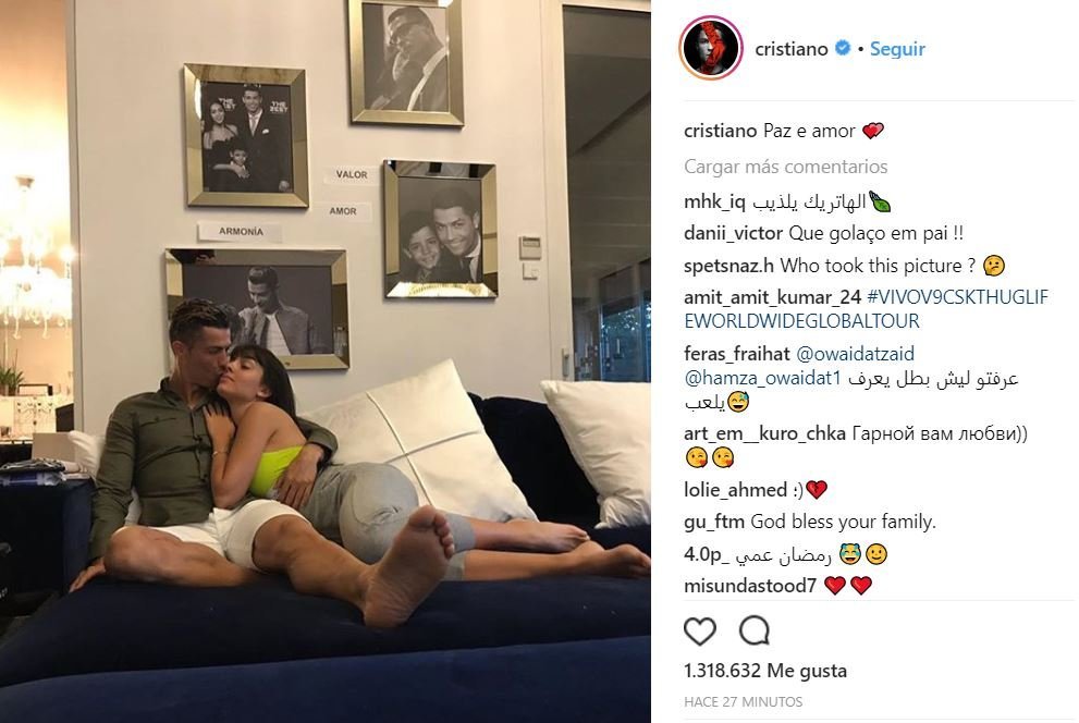 Cristiano y Georgina, más enamorados que nunca.