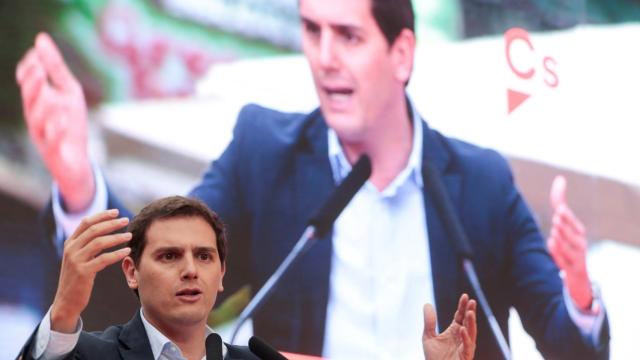 Albert Rivera durante un acto celebrado en Granada