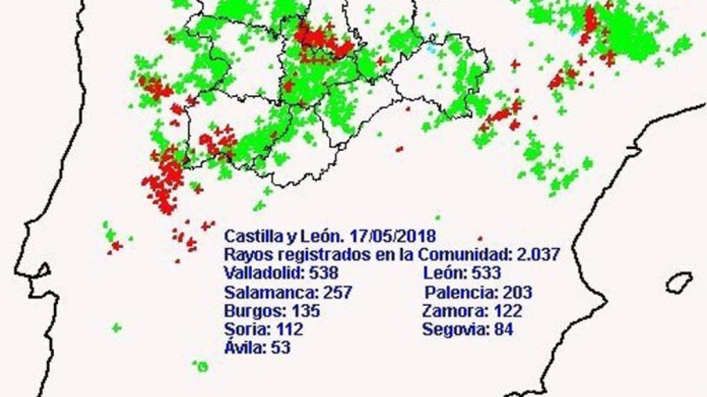 zamora rayos aemet