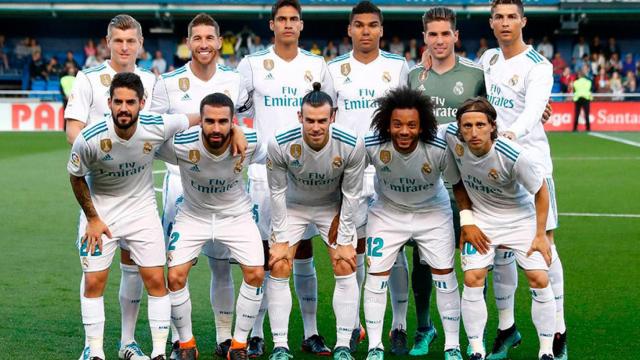 El once titular del Real Madrid frente al Villarreal