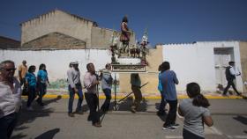 Estampa de la procesión de San Isidro.