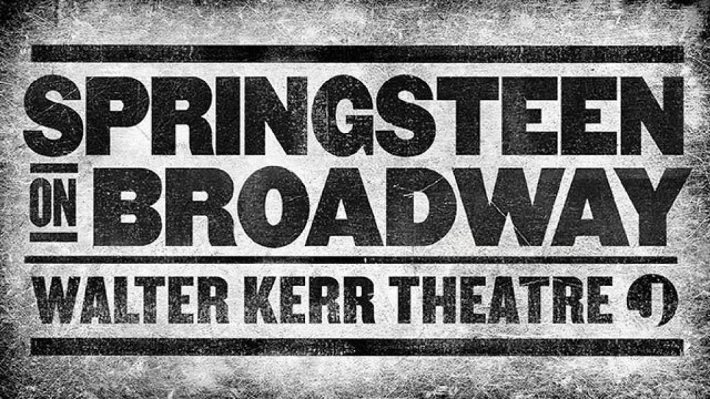 Cartel del show de Bruce Springsteen en Nueva York.