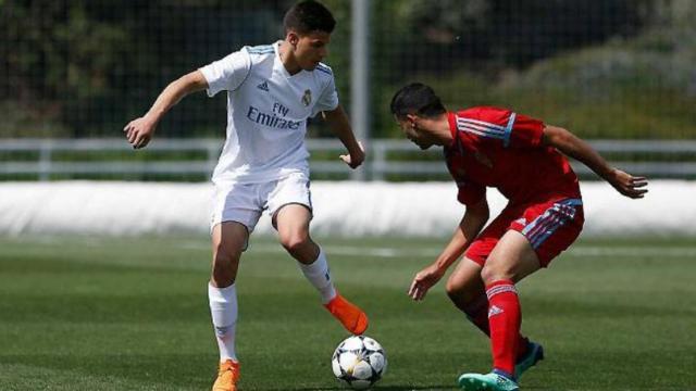 Partido entre el Juvenil A y el Zaragoza en Copa del Rey