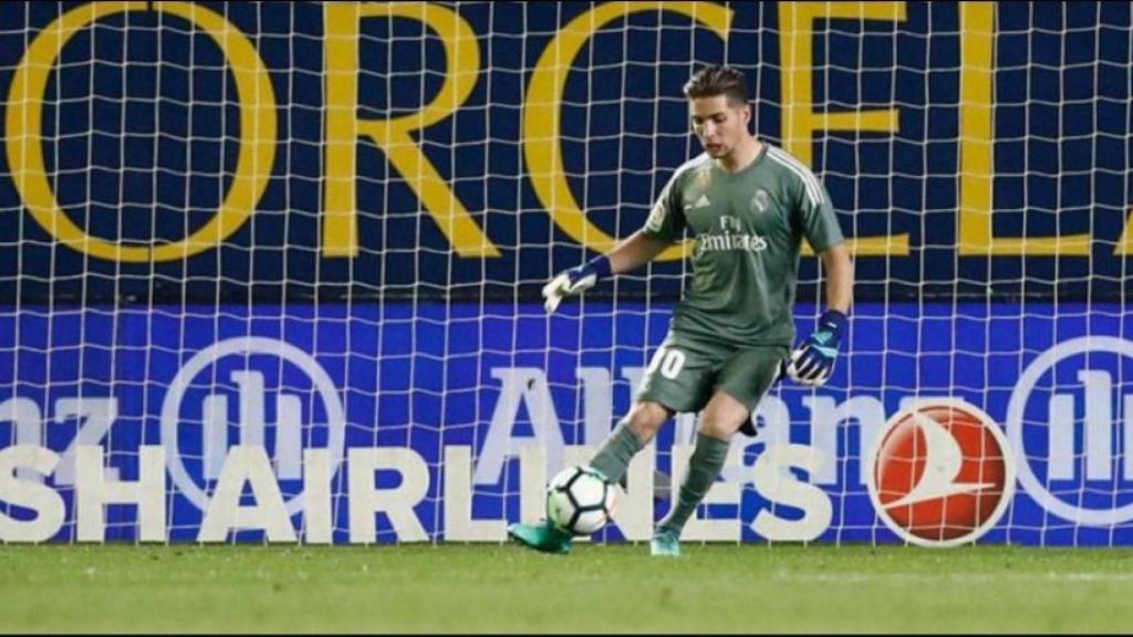 Luca Zidane debuta con el Real Madrid en el partido contra el Villarreal