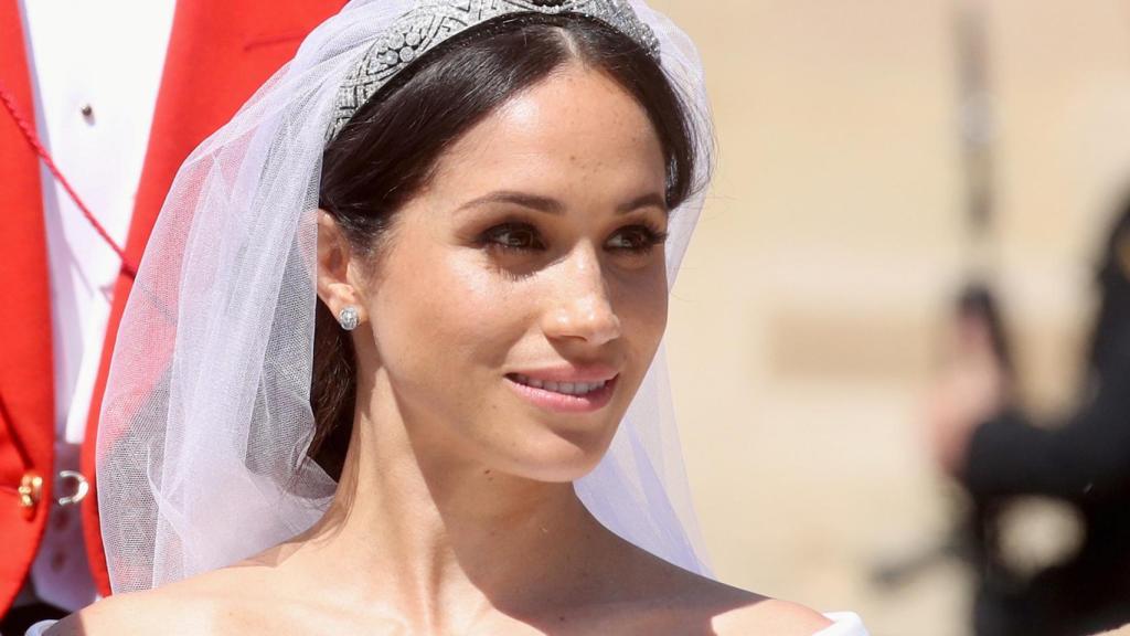 Meghan Markle, el día de su boda con el príncipe Harry.