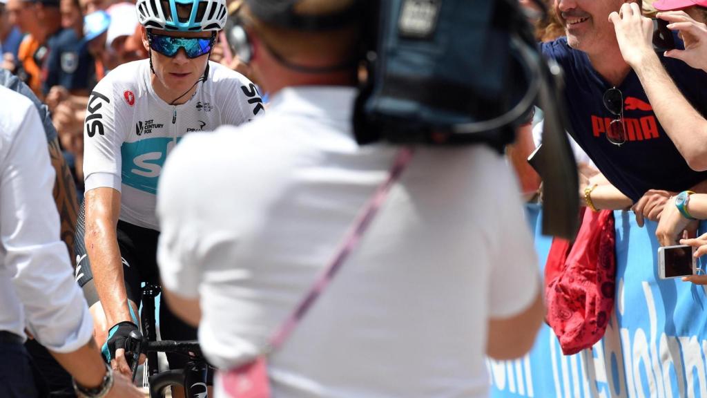 Froome, más cerca de intentar asaltar el podio que del liderato ahora mismo.