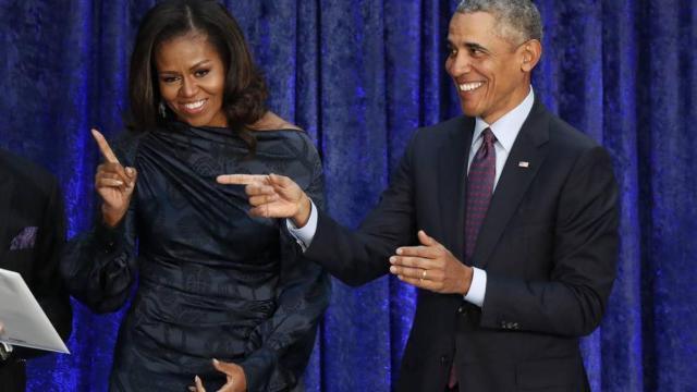 Michelle y Barack Obama.