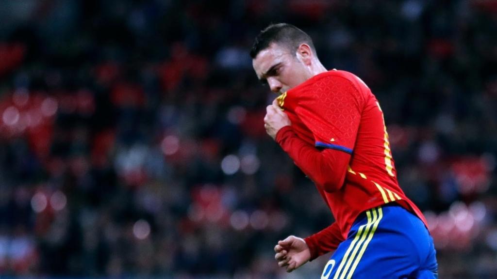 Iago Aspas debutó en 2016 con la selección absoluta.