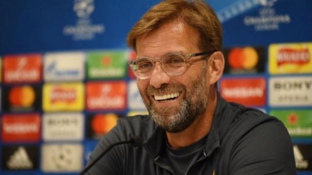 Jürgen Klopp, en rueda de prensa. Foto: liverpoolfc.com