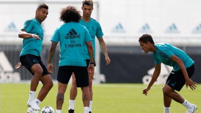 Entrenamiento del Real Madrid