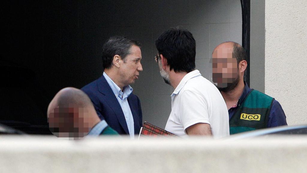 Zaplana en el registro de su chalé en Benidorm