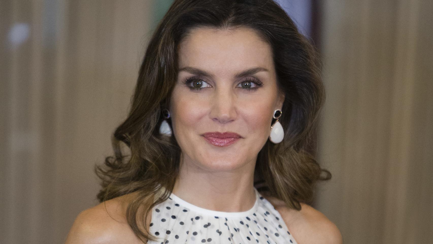 La reina Letizia en su viaje de cooperación.