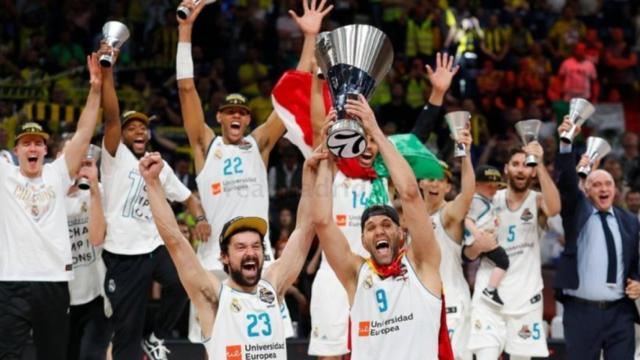 Sergio Llull y Felipe Reyes levantan la Euroliga