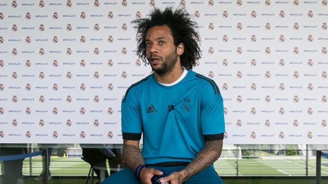 Marcelo durante la entrevista de EL ESPAÑOL y EL BERNABÉU Foto: Carmen Suárez