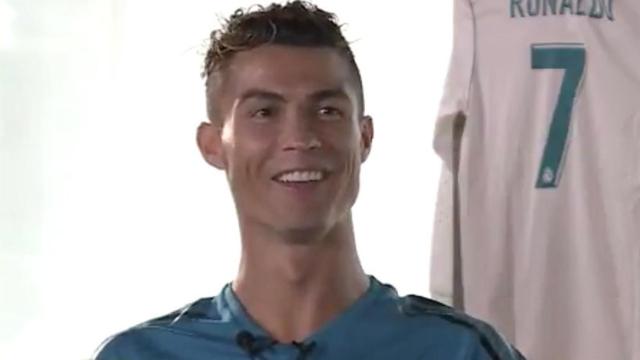 Cristiano Ronaldo durante la entrevista de Josep Pedrerol