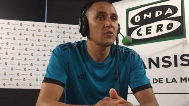 Keylor Navas, en El Transistor de Onda Cero. Foto: Twitter (@ElTransistorOC)