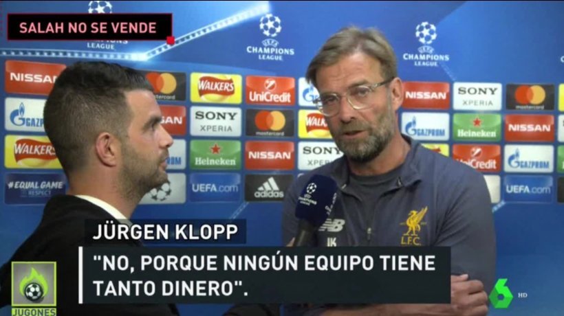 Klopp cierra a Salah la puerta del Real Madrid: No se vende