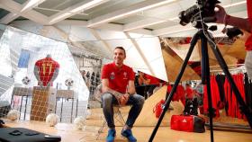 Iago Aspas, en una entrevista previa al Mundial de Rusia