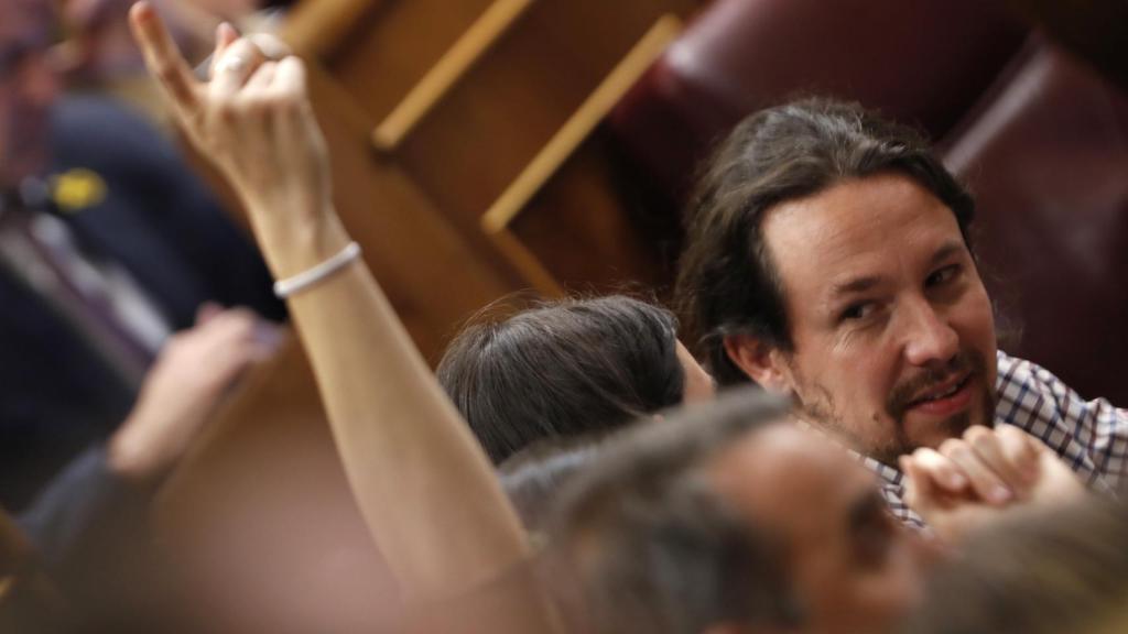 Pablo Iglesias, esta semana en el Congreso.