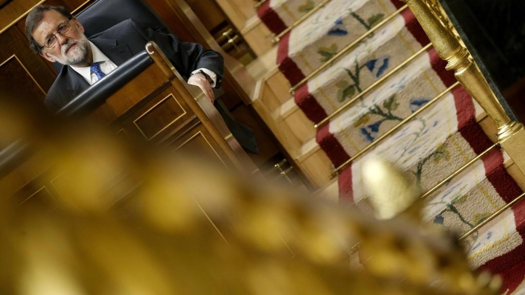 El presidente del Gobierno, Mariano Rajoy, este martes en el Congreso.