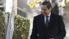 Eduardo Zaplana en una de sus declaraciones en la Audiencia Nacional