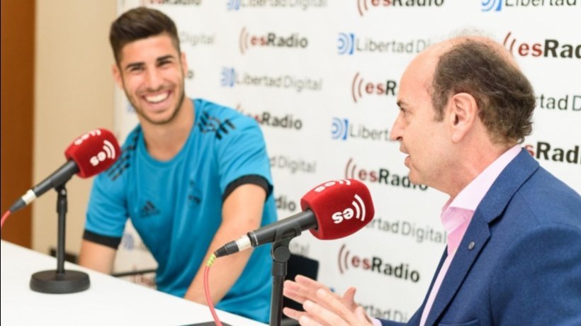 Asensio, en El Primer Palo de esRadio. Foto: Twitter (@eselprimerpalo)