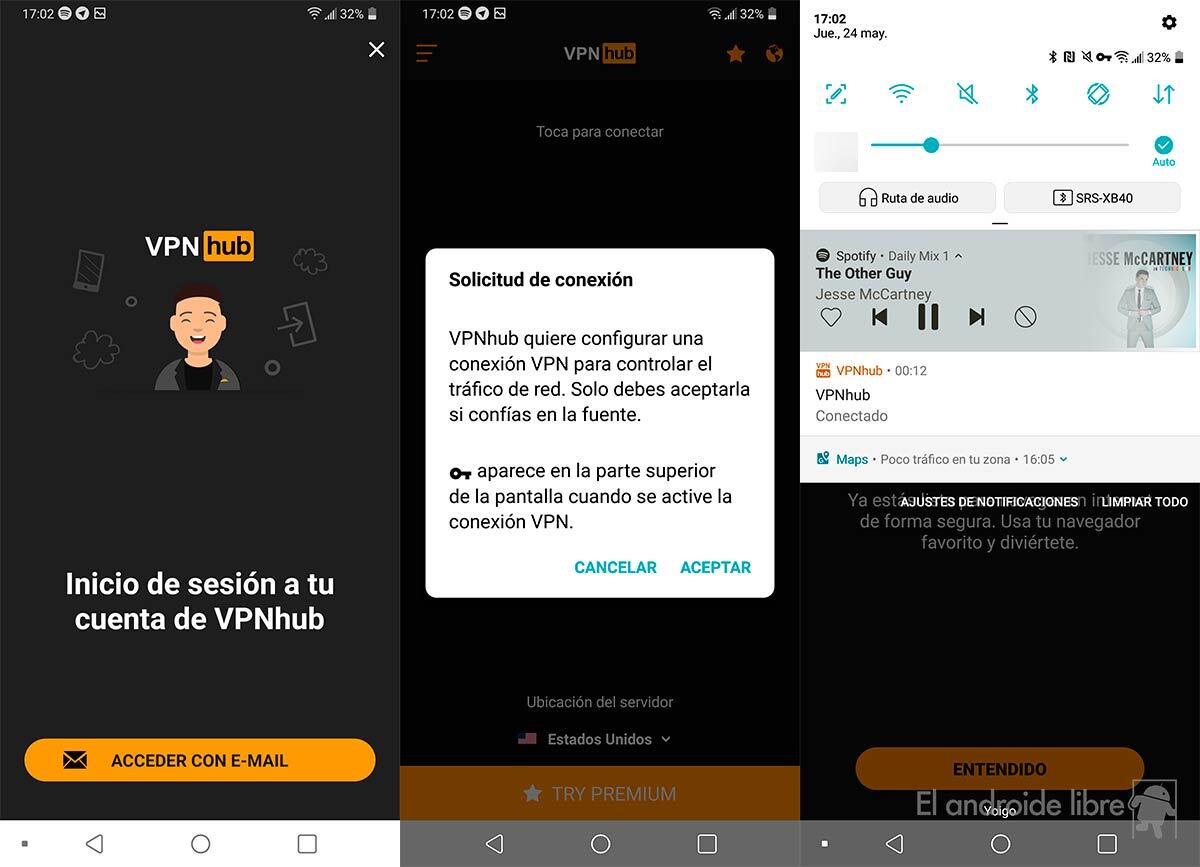 Lo último de PornHub es una aplicación de VPN para tu Android