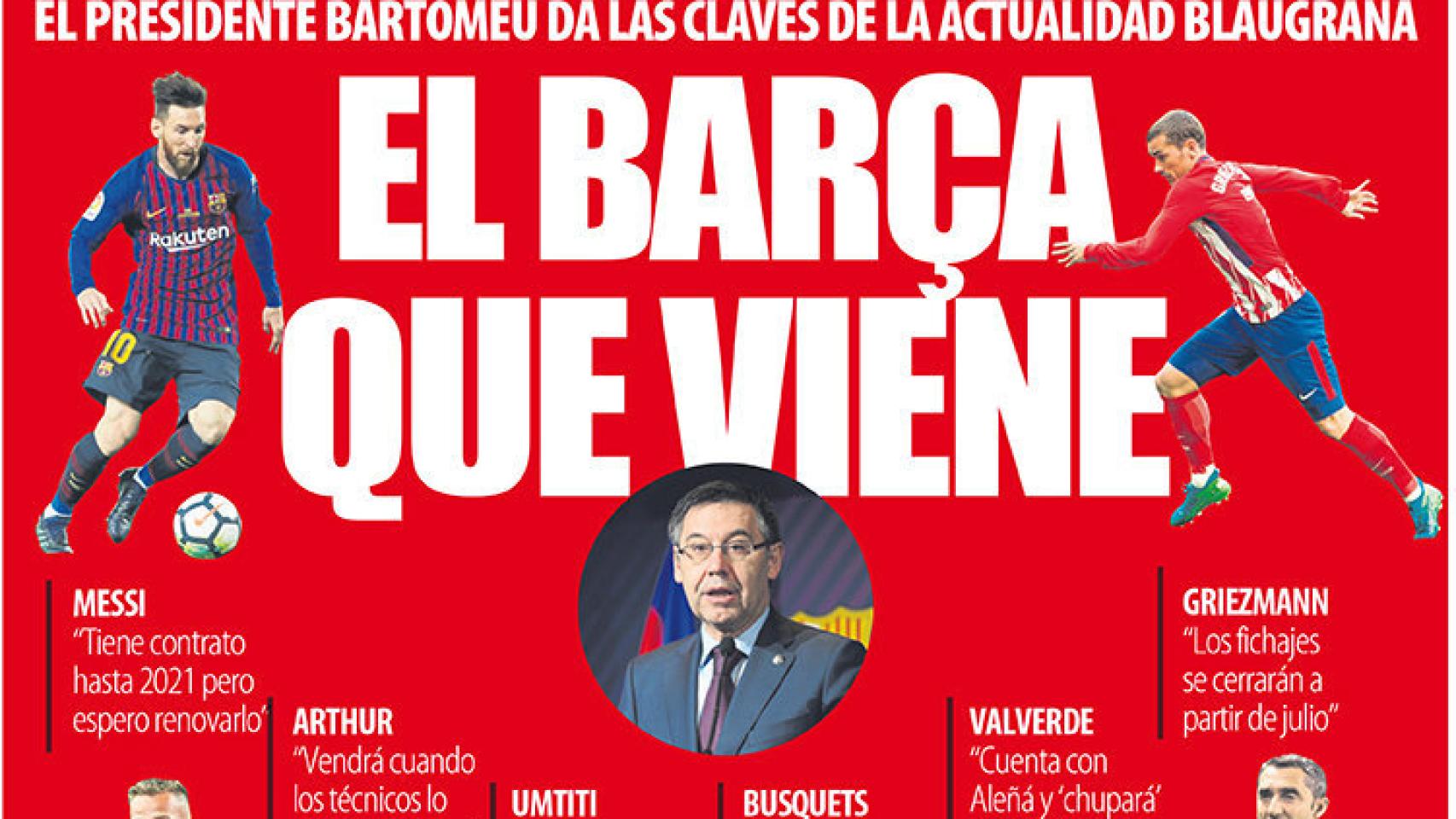 Portada Mundo Deportivo (24/05/2018)