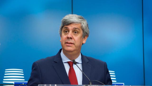 El presidente del Eurogrupo, Mário Centeno