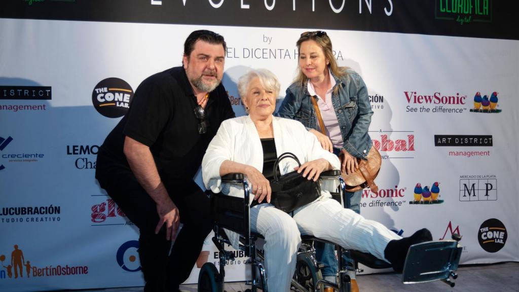 Lola Herrera en el 'photocall'.