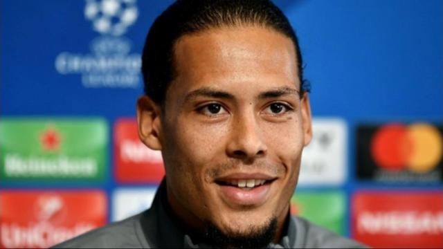 Van Dijk, en rueda de prensa