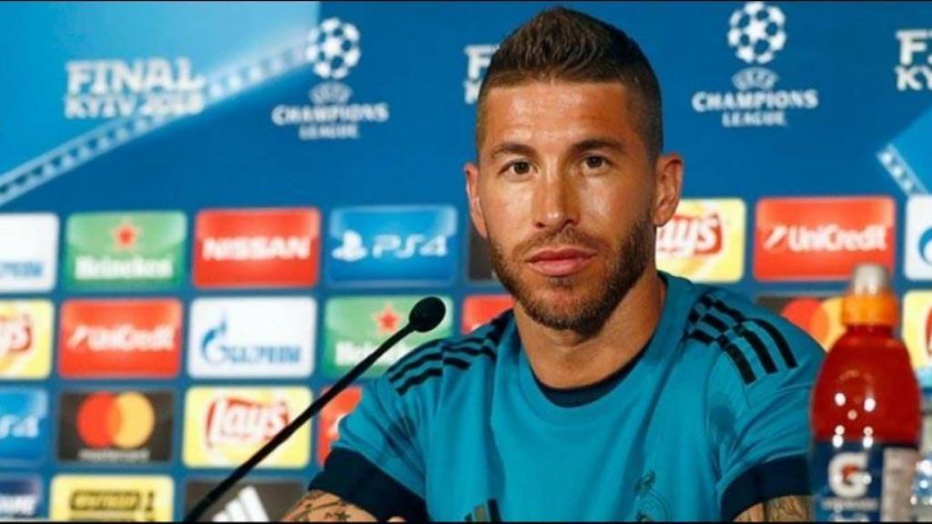 Sergio Ramos, en rueda de prensa