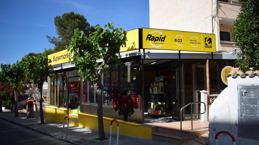 La primera tienda Eroski Rapid en Baleares.