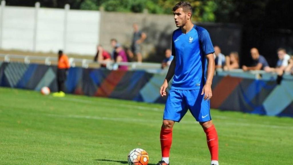 Theo, con la selección Sub16 de Francia. Foto: fff.fr