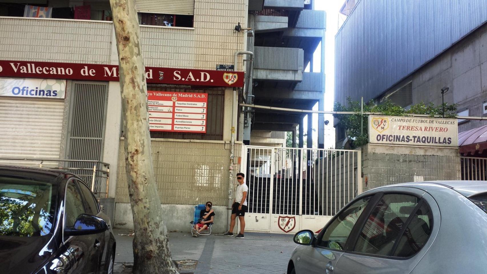 Estadio de Vallecas.