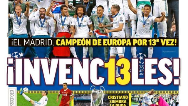 Portada MARCA (27/05/18)