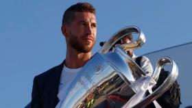 El Madrid, con Ramos a la cabeza, llega a Madrid con la Champions