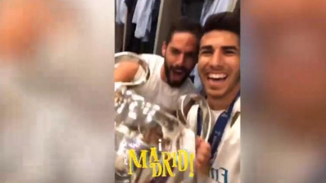 Isco y Asensio celebran La Decimotercera