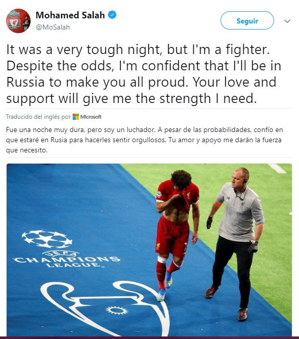 Salah llegará al Mundial de Rusia