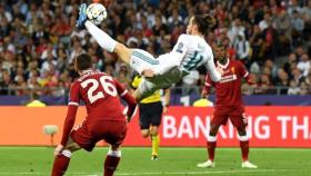 Gol de chilena de Bale al Liverpool. Foto: Twitter (@ChampionsLeague)