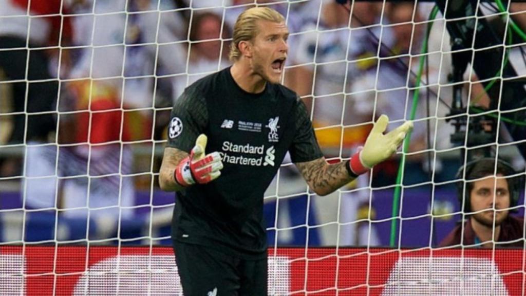 Karius, durante la final de la Champions. Foto: liverpoolfc.com