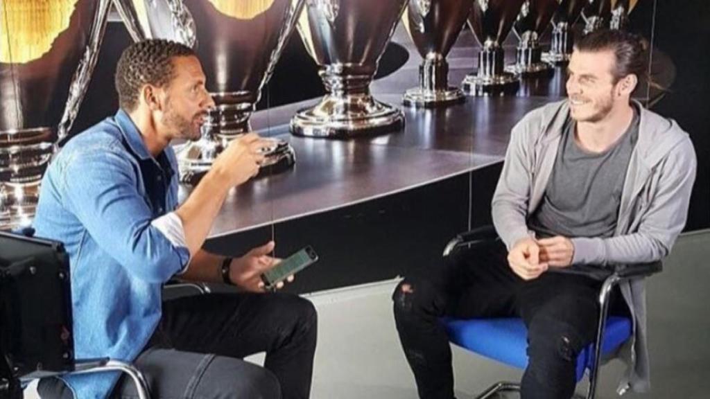 Ferdinand y Gareth Bale. Foto: Instagram (@rioferdy5)