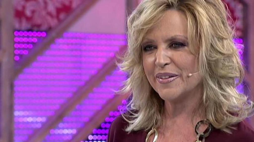 Lydia durante un programa de Telecinco.