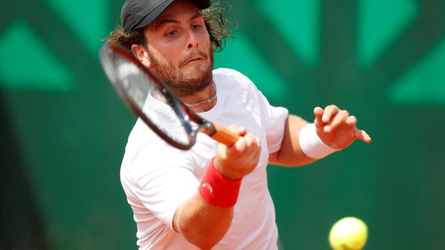 Trungelliti, durante la primera ronda de Roland Garros.