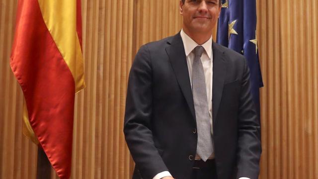 Pedro Sánchez, este martes en el Congreso de los Diputados.