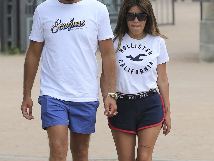 Chabelita y Alberto en una visita al parque de atracciones de Madrid. Gtres.