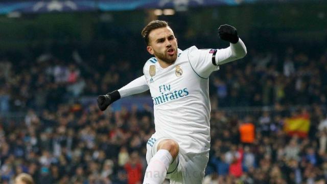 Borja Mayoral celebra su gol al Dortmund