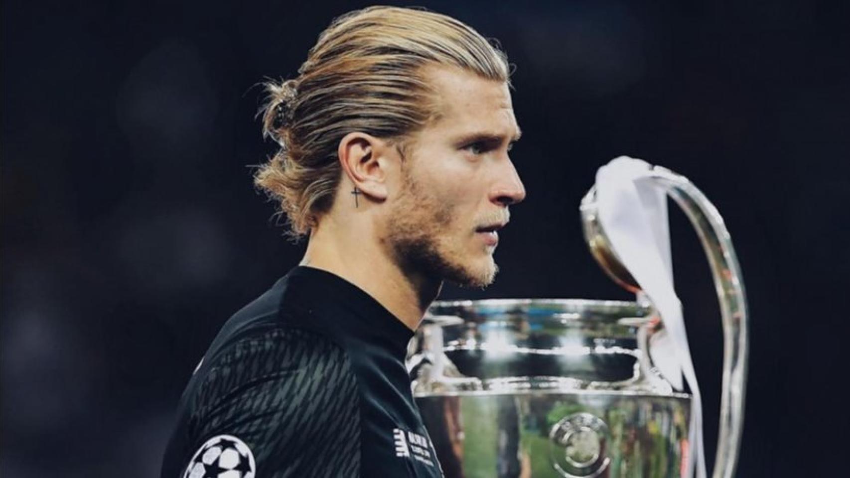 Karius, en la final contra el Real Madrid