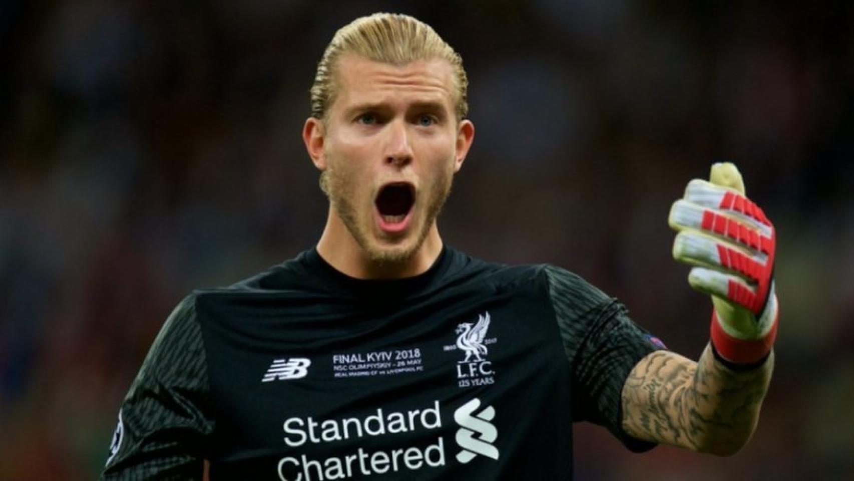 Karius, portero del Liverpool durante la final. Foto: Twitter (@LFC)